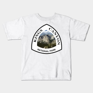 Kings Canyon National Park shield Kids T-Shirt